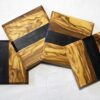 il_fullxfull.6528812418_6qwe.jpg Handmade Olive Wood Coasters: Resin Inlay Drink Coasters, Set of 4