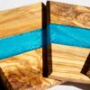 il_fullxfull.6651695450_rdnq.jpg Handmade Olive Wood Coasters: Resin Inlay Drink Coasters, Set of 4