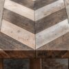 Reclaimed Wood Chevron Coffee Table: Rustic Modern Centerpiece